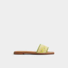 Aldo Seavacay Bright Yellow Women's Travel essentials - Slide sandal