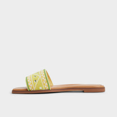 Aldo Seavacay Bright Yellow Women's Travel essentials - Slide sandal