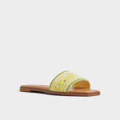 Aldo Seavacay Bright Yellow Women's Travel essentials - Slide sandal