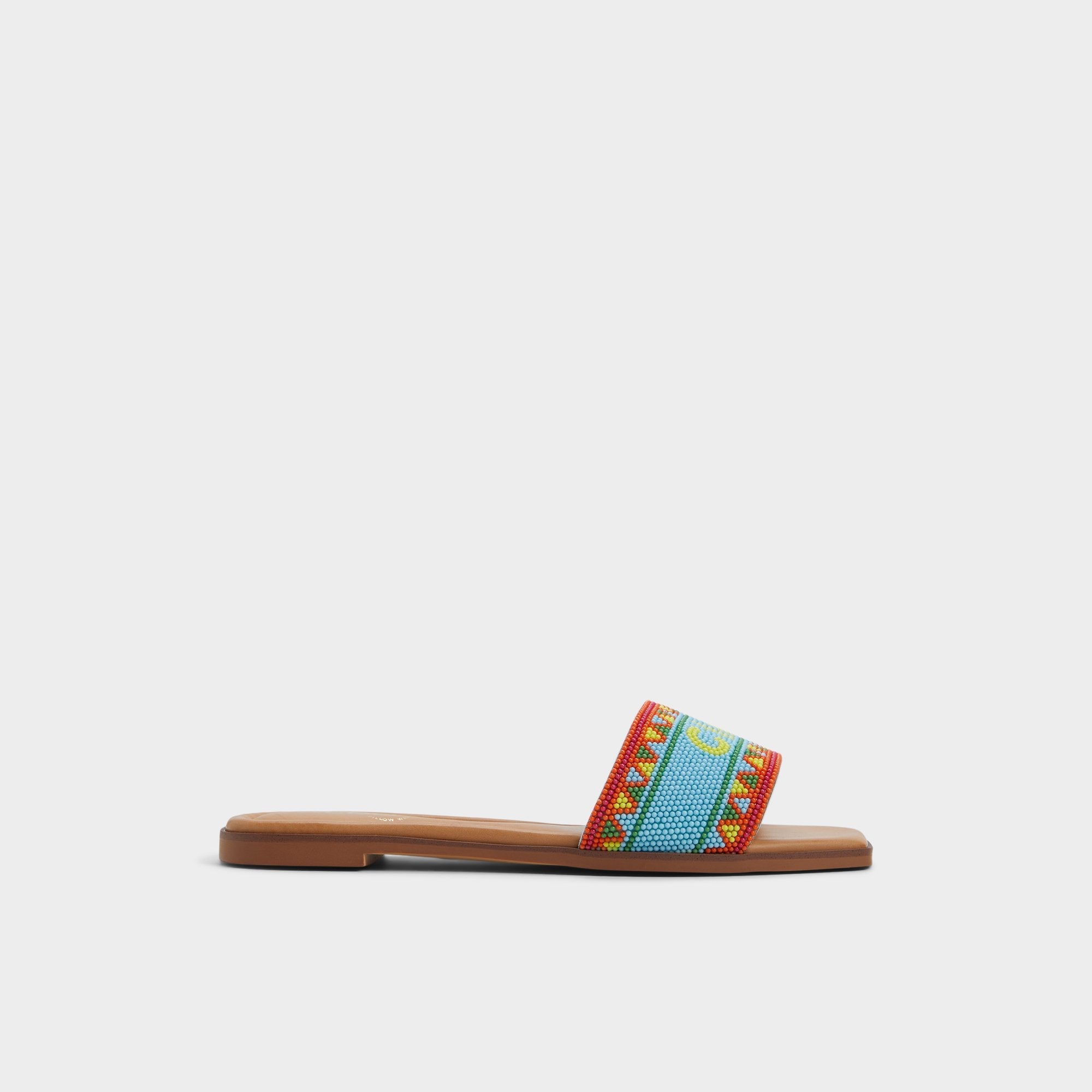 Aldo Seavacay Bright Multi Women's Flats - Slide sandal