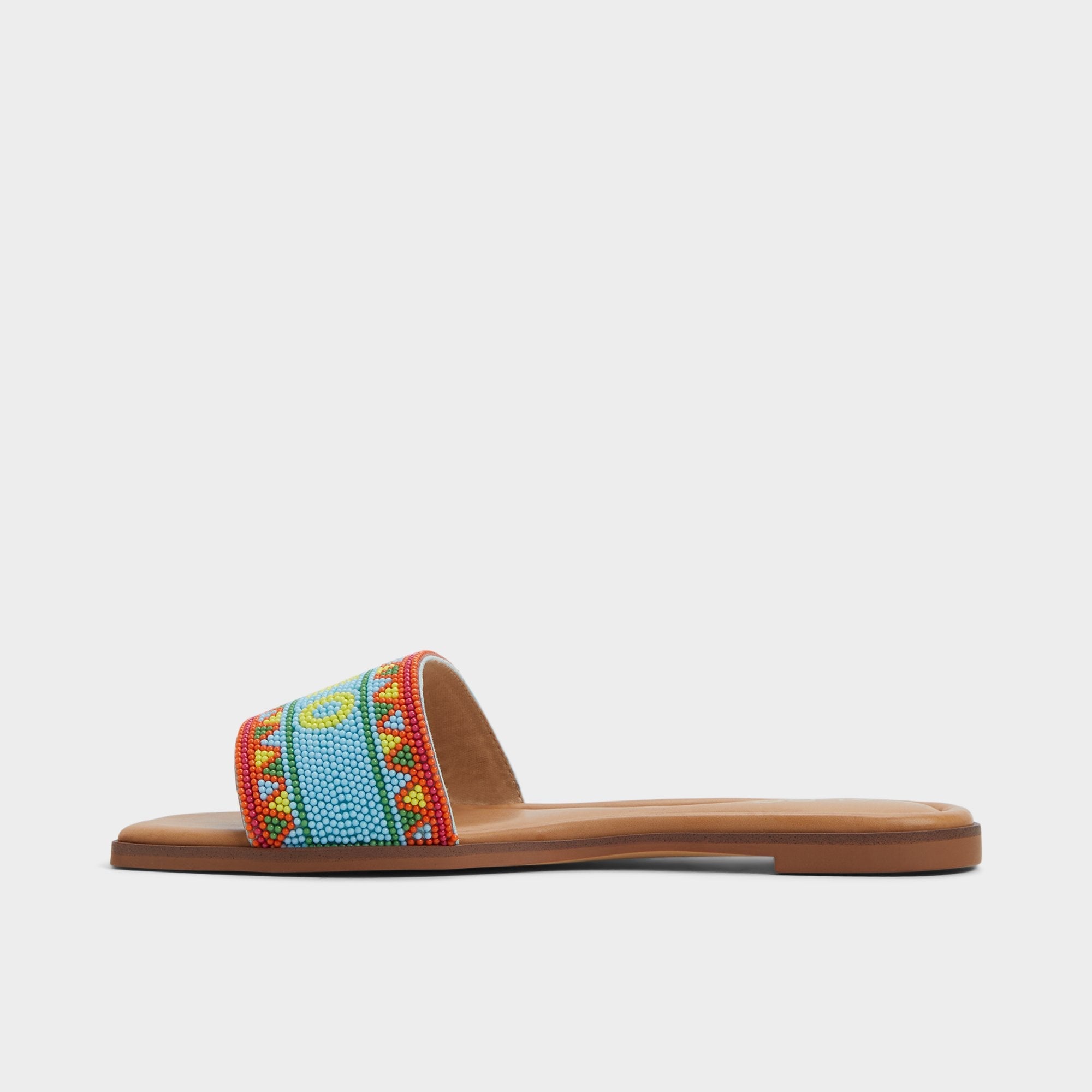 Aldo Seavacay Bright Multi Women's Flats - Slide sandal