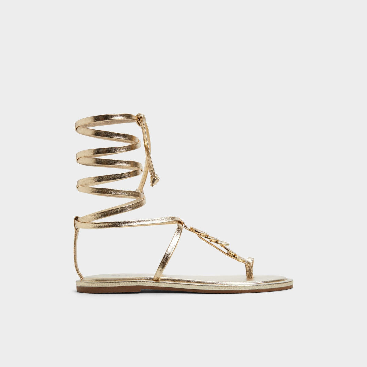 Aldo Artemisa Gold Women's Travel essentials - T-strap sandal