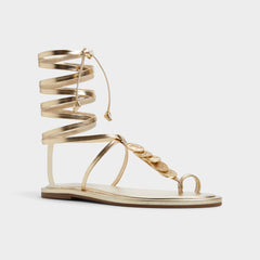 Aldo Artemisa Gold Women's Travel essentials - T-strap sandal
