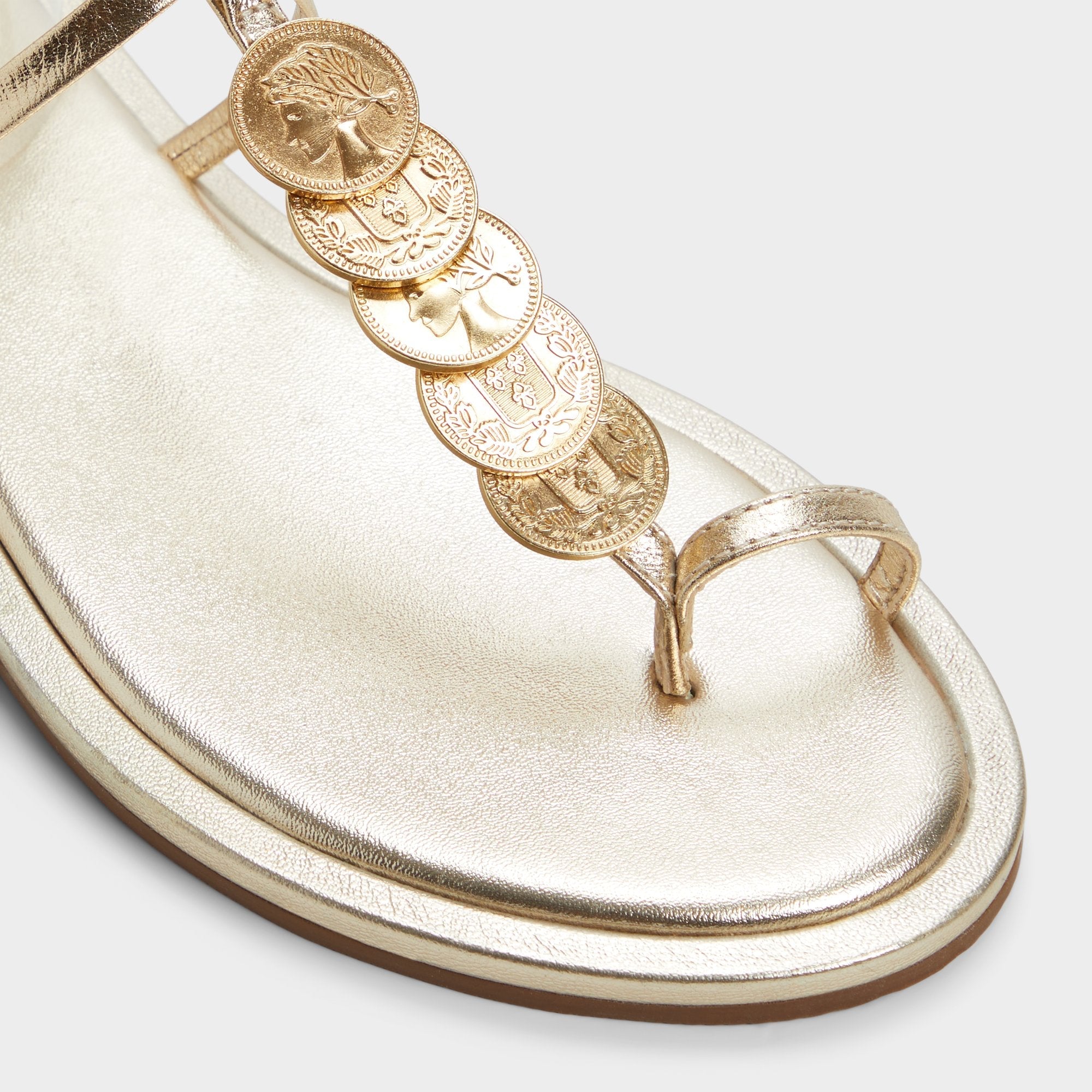 Aldo Artemisa Gold Women's Travel essentials - T-strap sandal