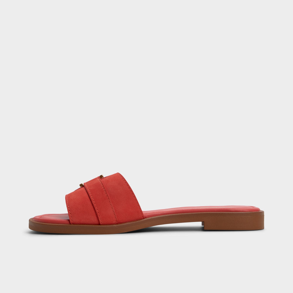 Aldo Dallaedar Medium Red Women's Flats - Slide sandal