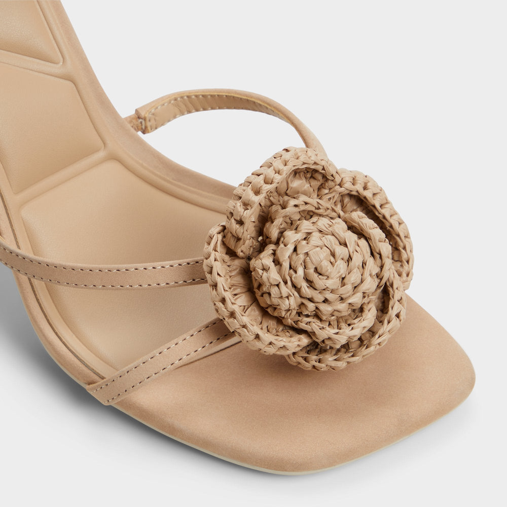 Aldo Wildblossom Sand Women's Heeled sandals - Strappy heeled sandal, Stiletto heel