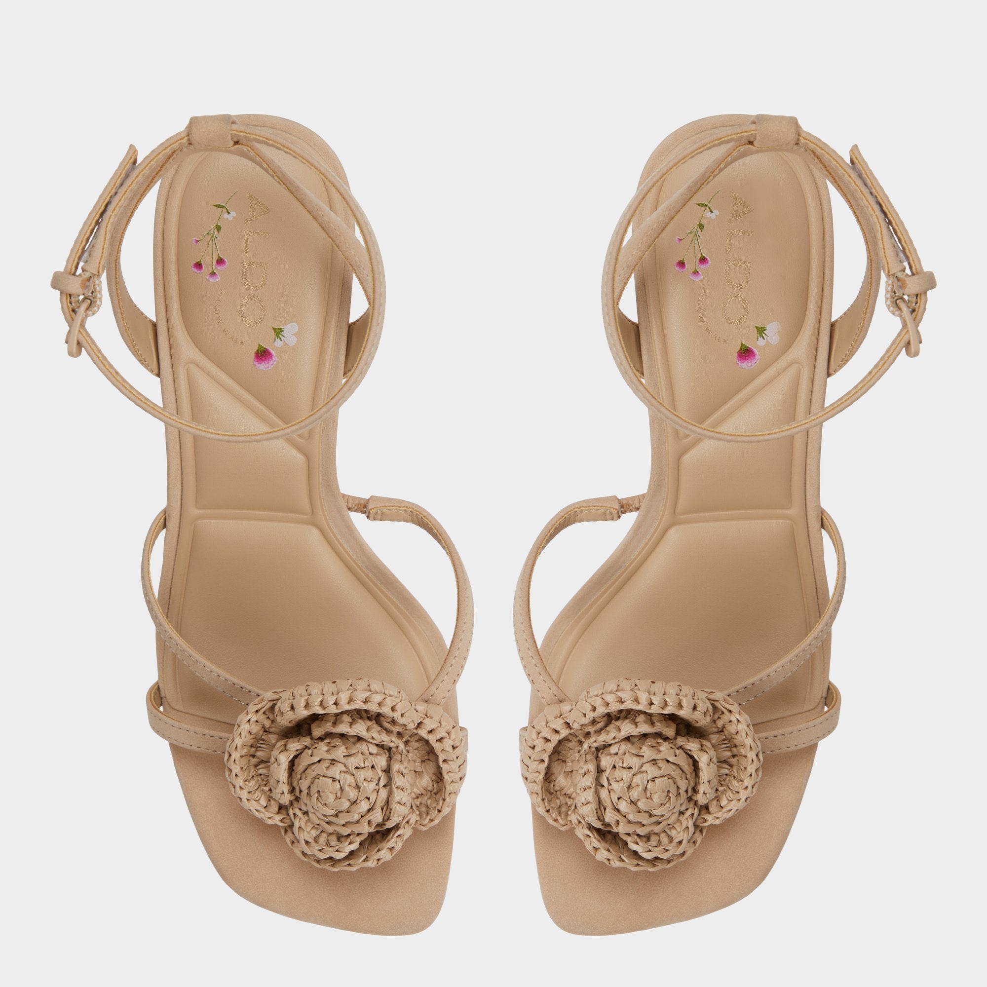 Aldo Wildblossom Sand Women's Heeled sandals - Strappy heeled sandal, Stiletto heel