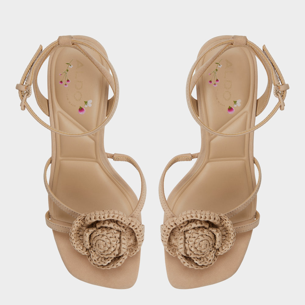 Aldo Wildblossom Sand Women's Heeled sandals - Strappy heeled sandal, Stiletto heel