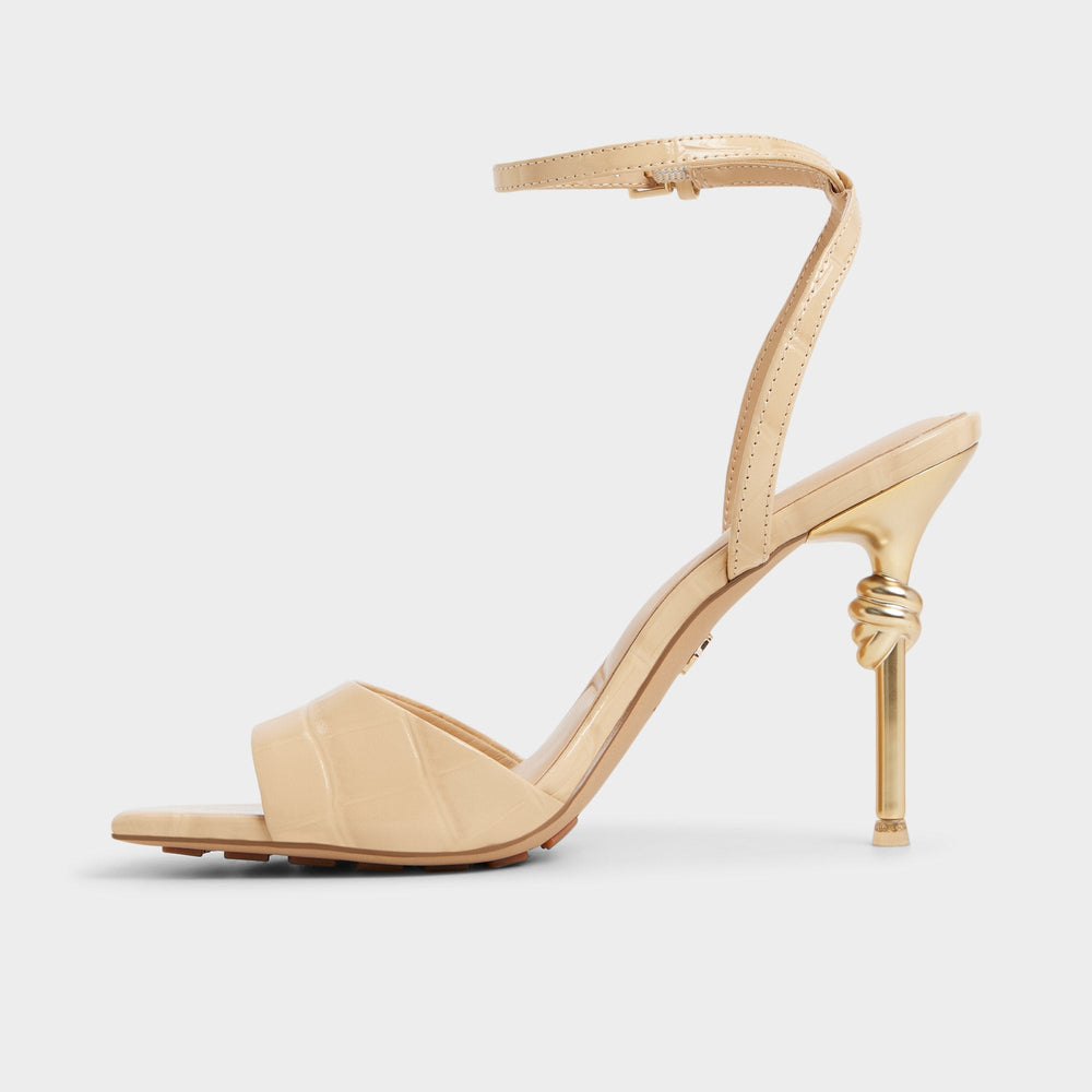 Aldo Harmonious in Medium Beige - Strappy heeled sandal