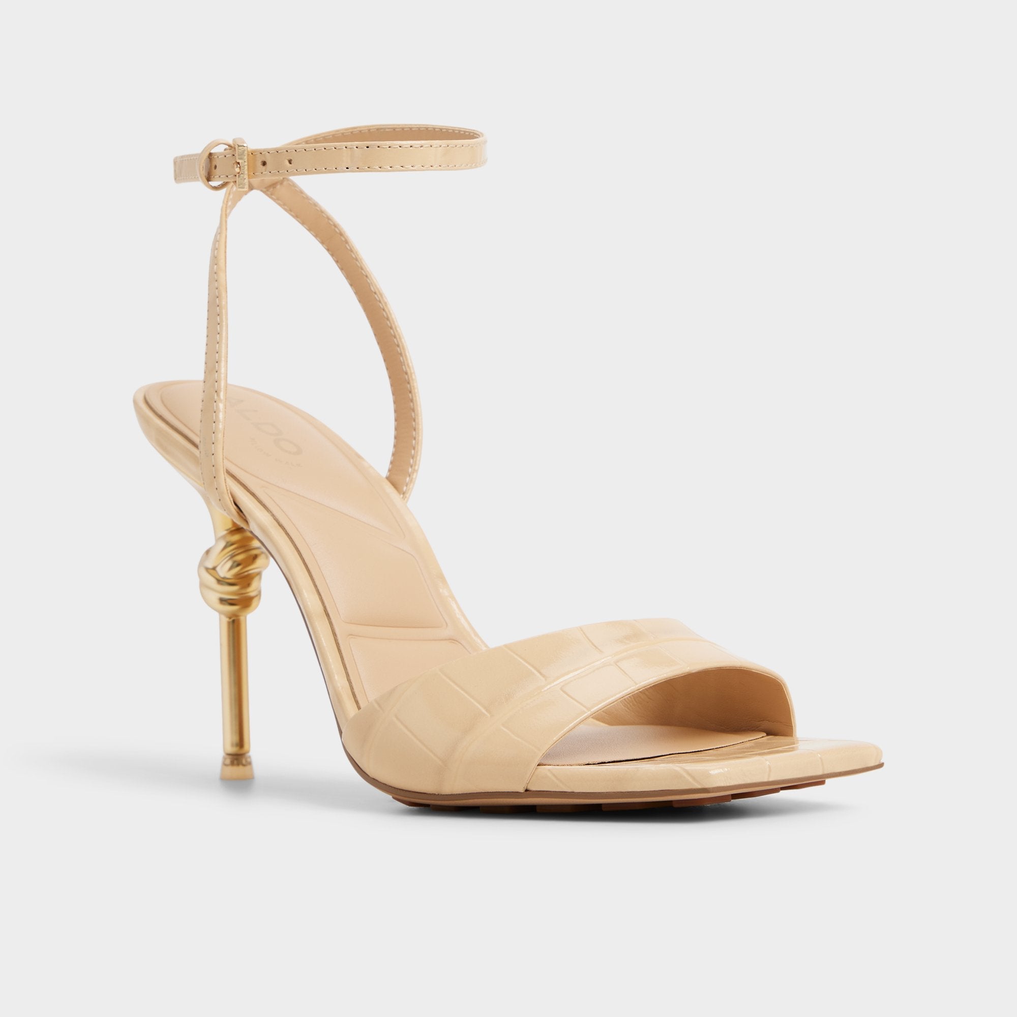 Aldo Harmonious in Medium Beige - Strappy heeled sandal