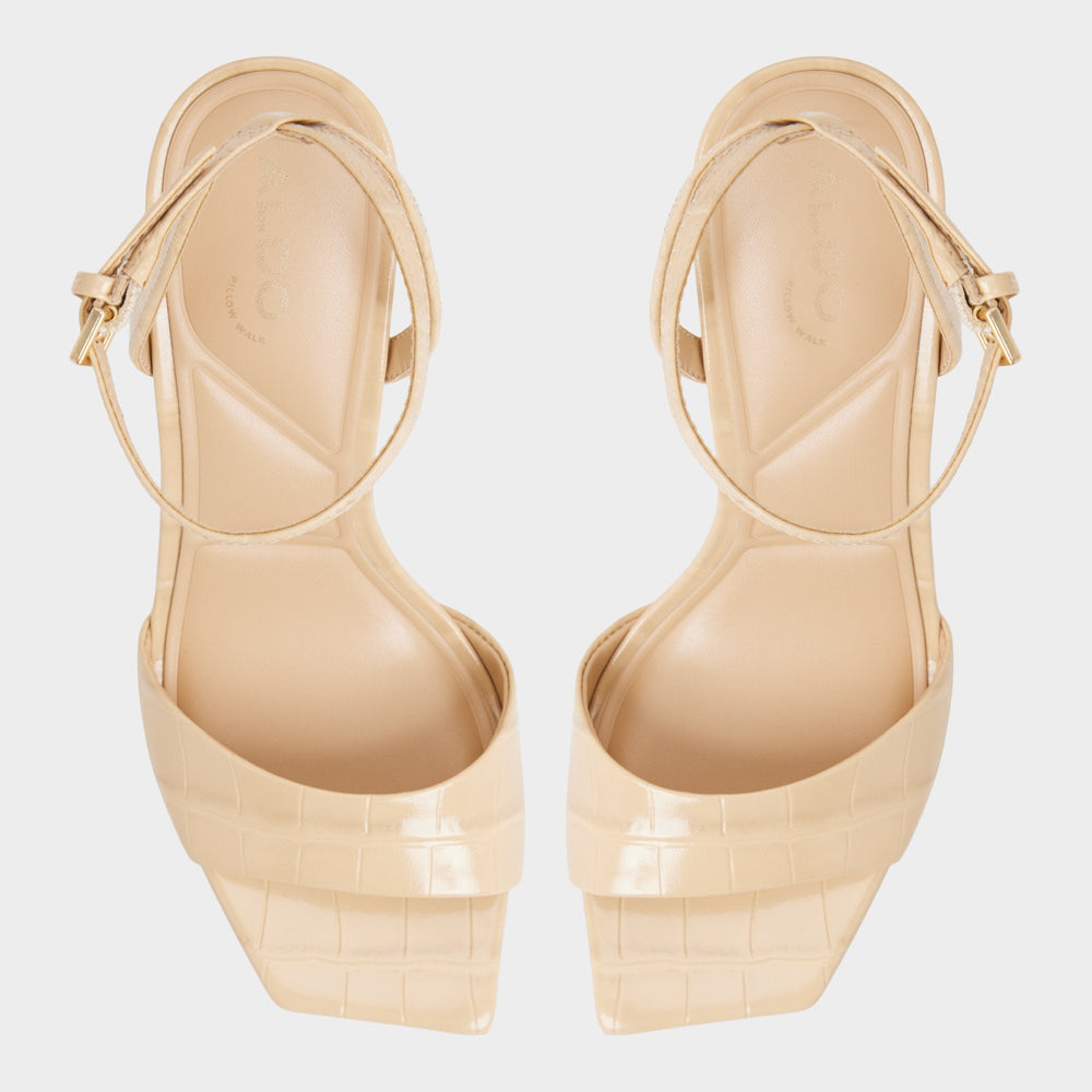 Aldo Harmonious in Medium Beige - Strappy heeled sandal