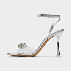 Aldo Ozley Silver Women's Strappy Heels - Strappy heeled sandal