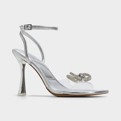 Aldo Ozley Silver Women's Strappy Heels - Strappy heeled sandal