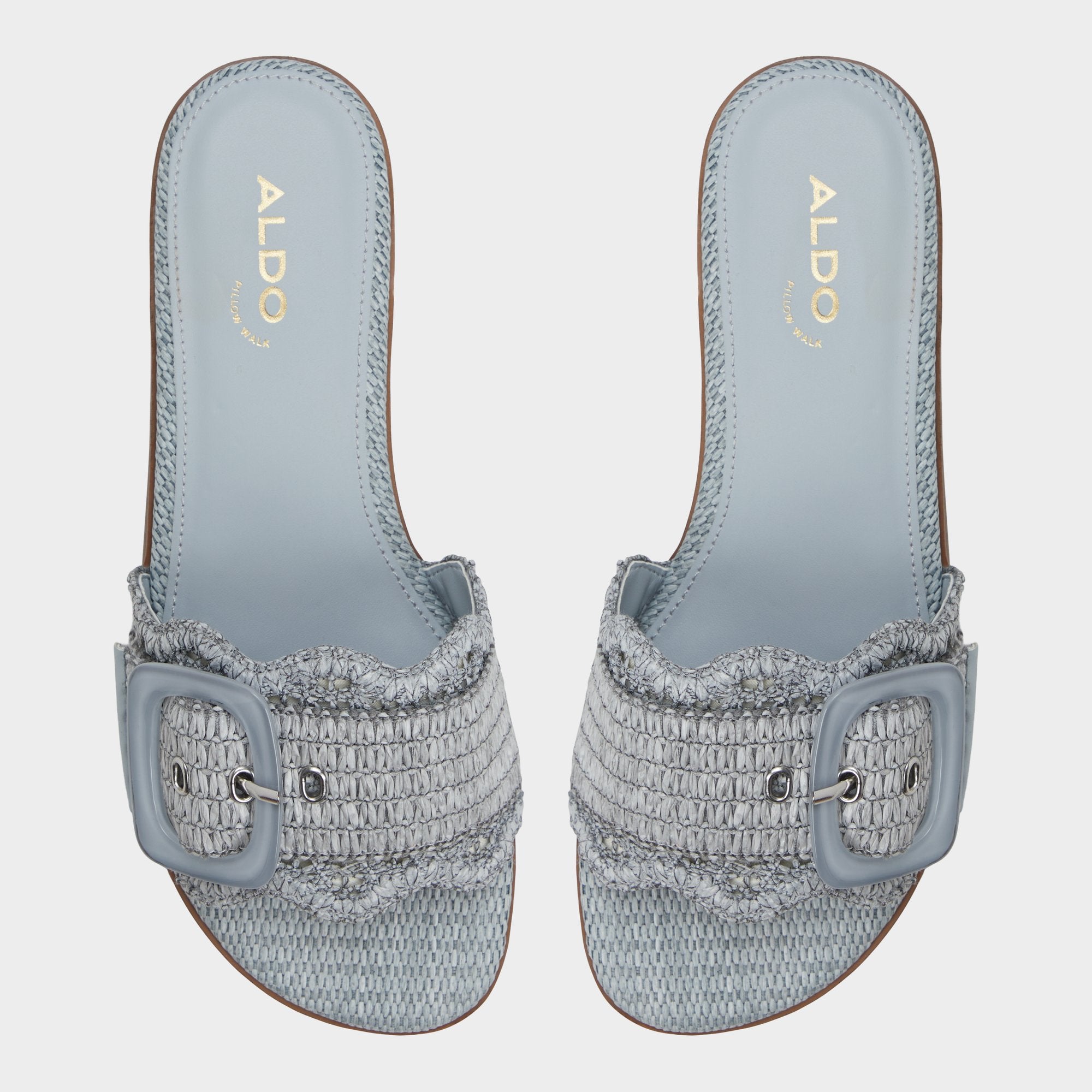 Aldo Wavysally in Other Blue 14051763 - Slide sandal