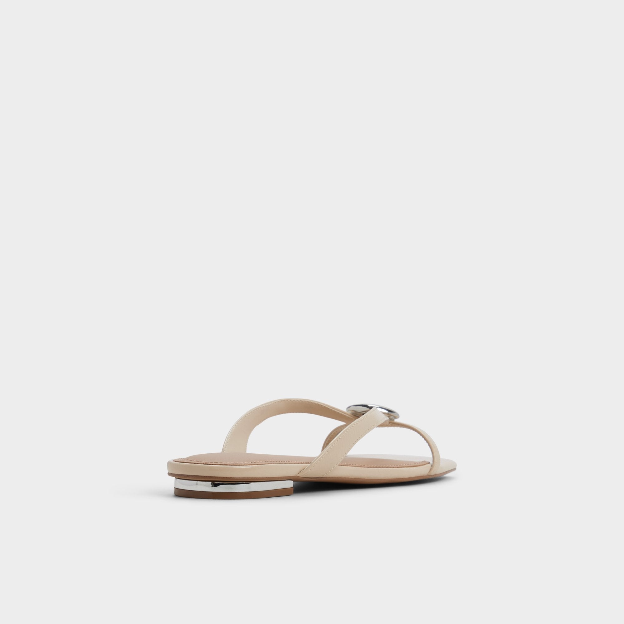 Aldo Iliria Beige Women's Flats - Slide sandal
