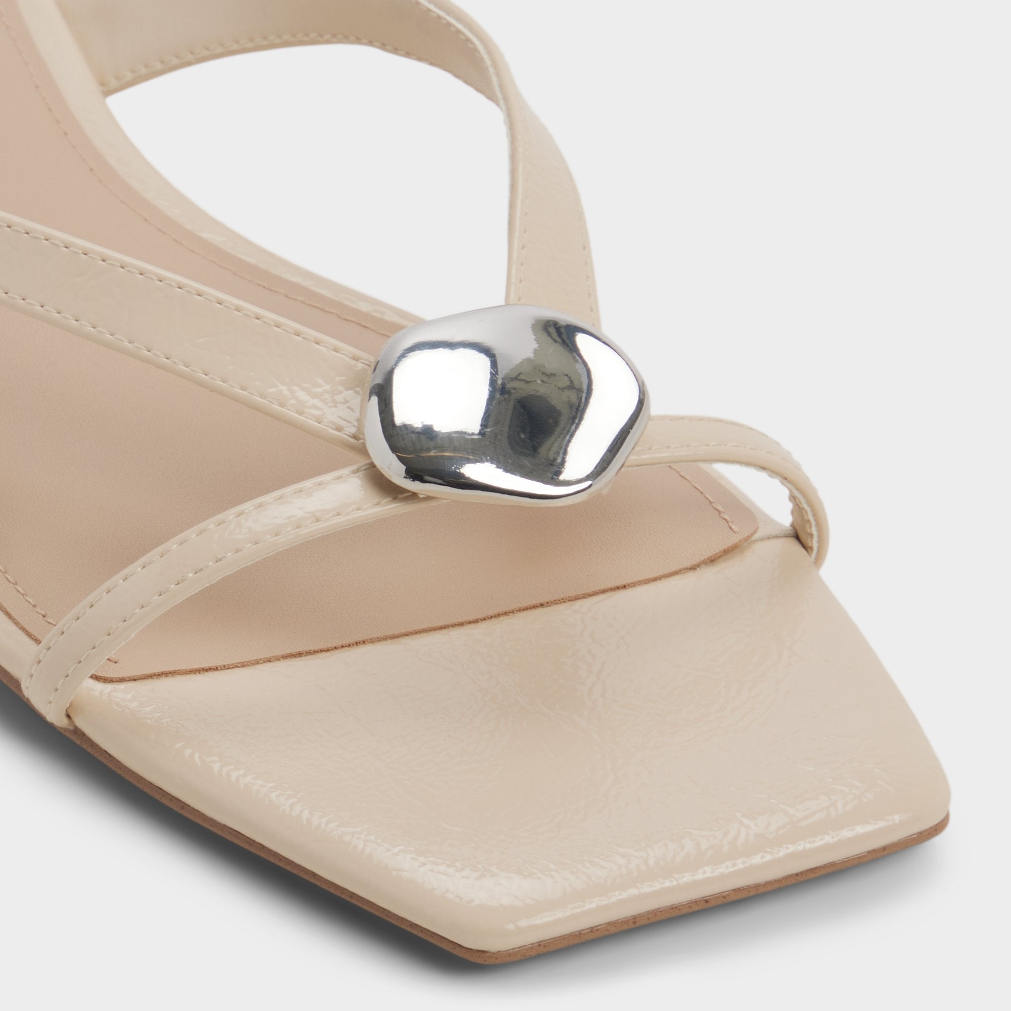 Aldo Iliria Beige Women's Flats - Slide sandal