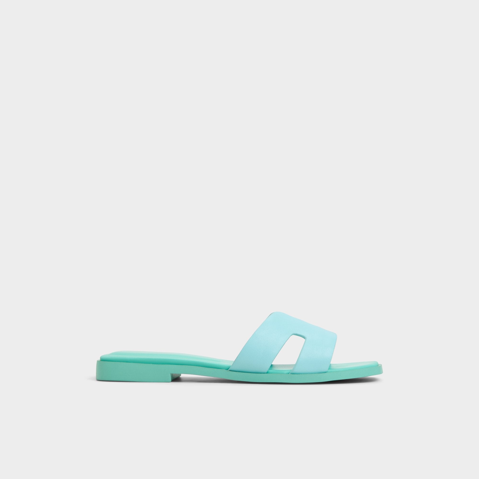 Aldo Itsandal Turquoise Women's Flats - Slide sandal