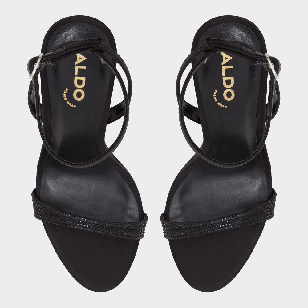 Aldo Lydala Black Women's Heeled sandals - Strappy heeled sandal