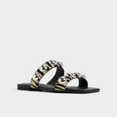 Aldo Katalena in White Black - Slide sandal