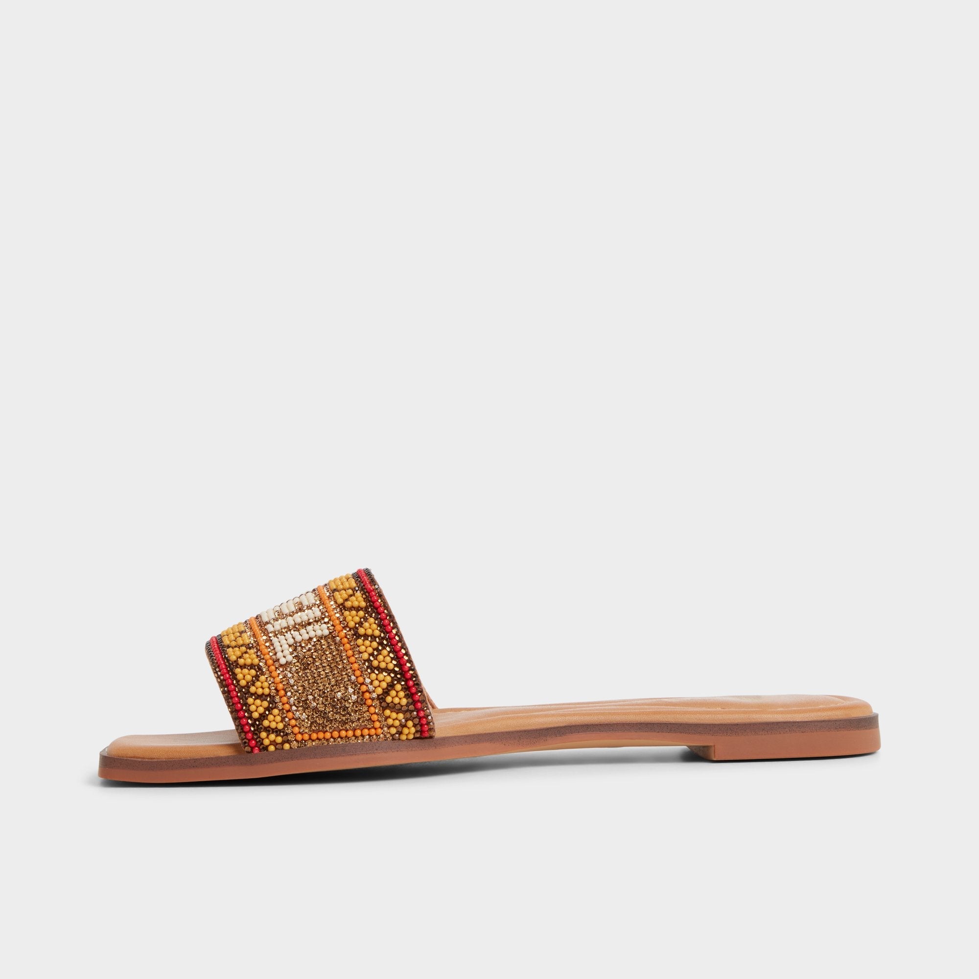 Aldo Seavacay Brown Multi Women's Flats -