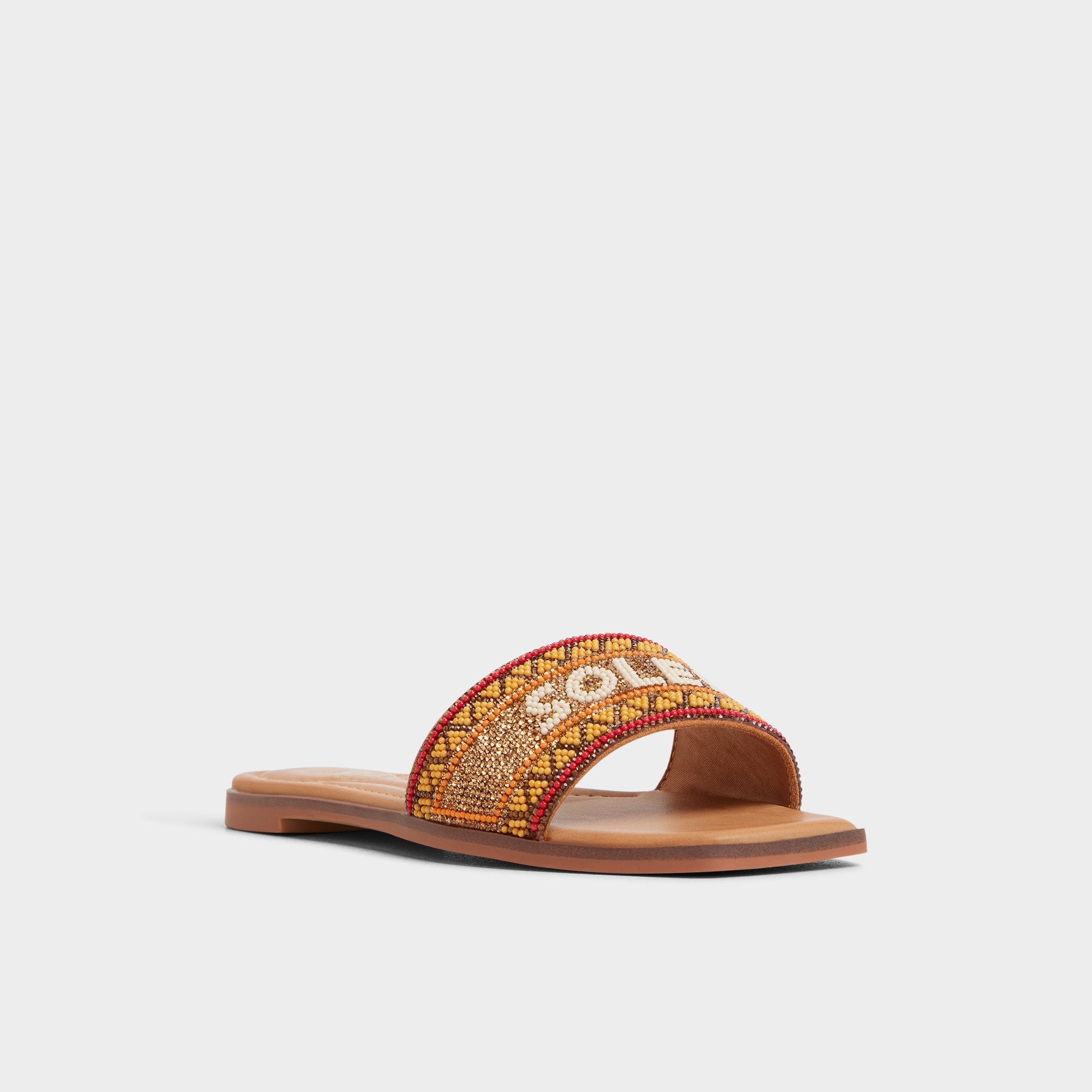 Aldo Seavacay Brown Multi Women's Flats -