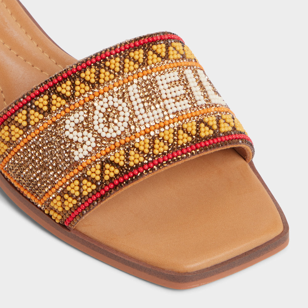 Aldo Seavacay Brown Multi Women's Flats -