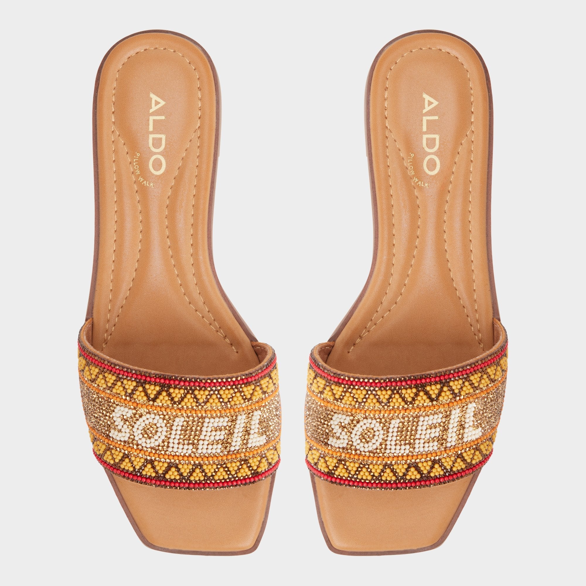 Aldo Seavacay Brown Multi Women's Flats -