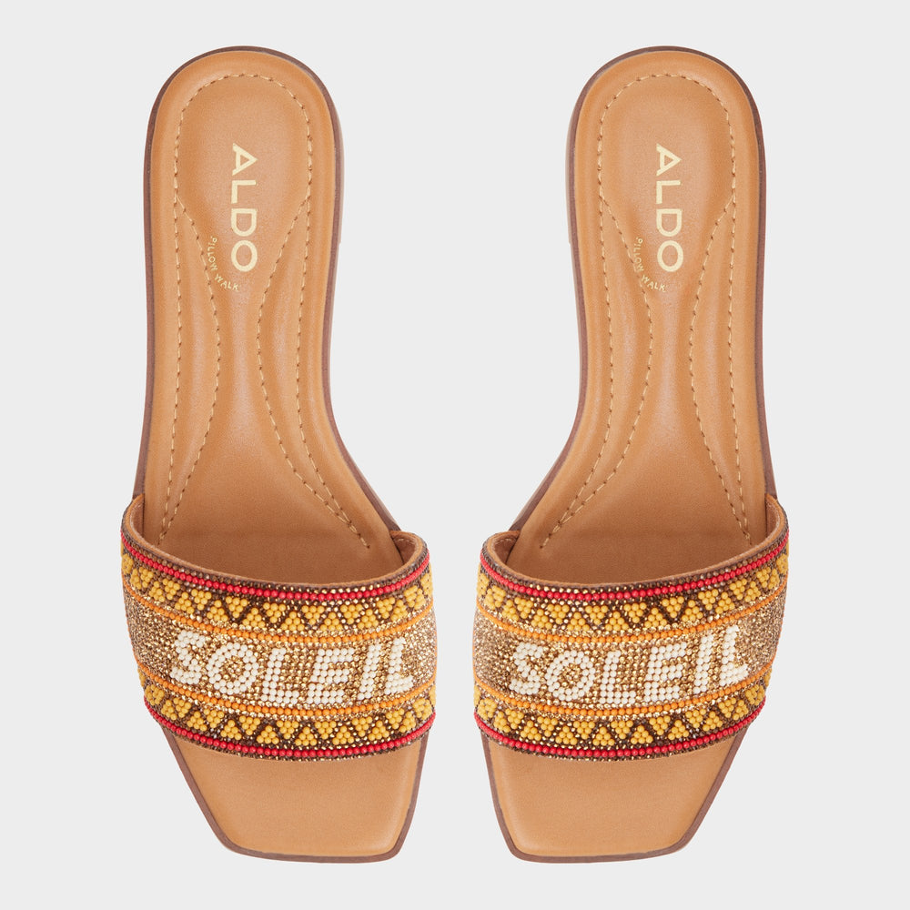 Aldo Seavacay Brown Multi Women's Flats -