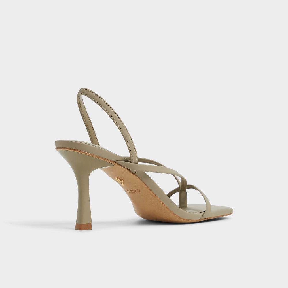 Aldo Riva Other Green Women's Strappy sandals - Sling back heeled sandal, Stiletto heel