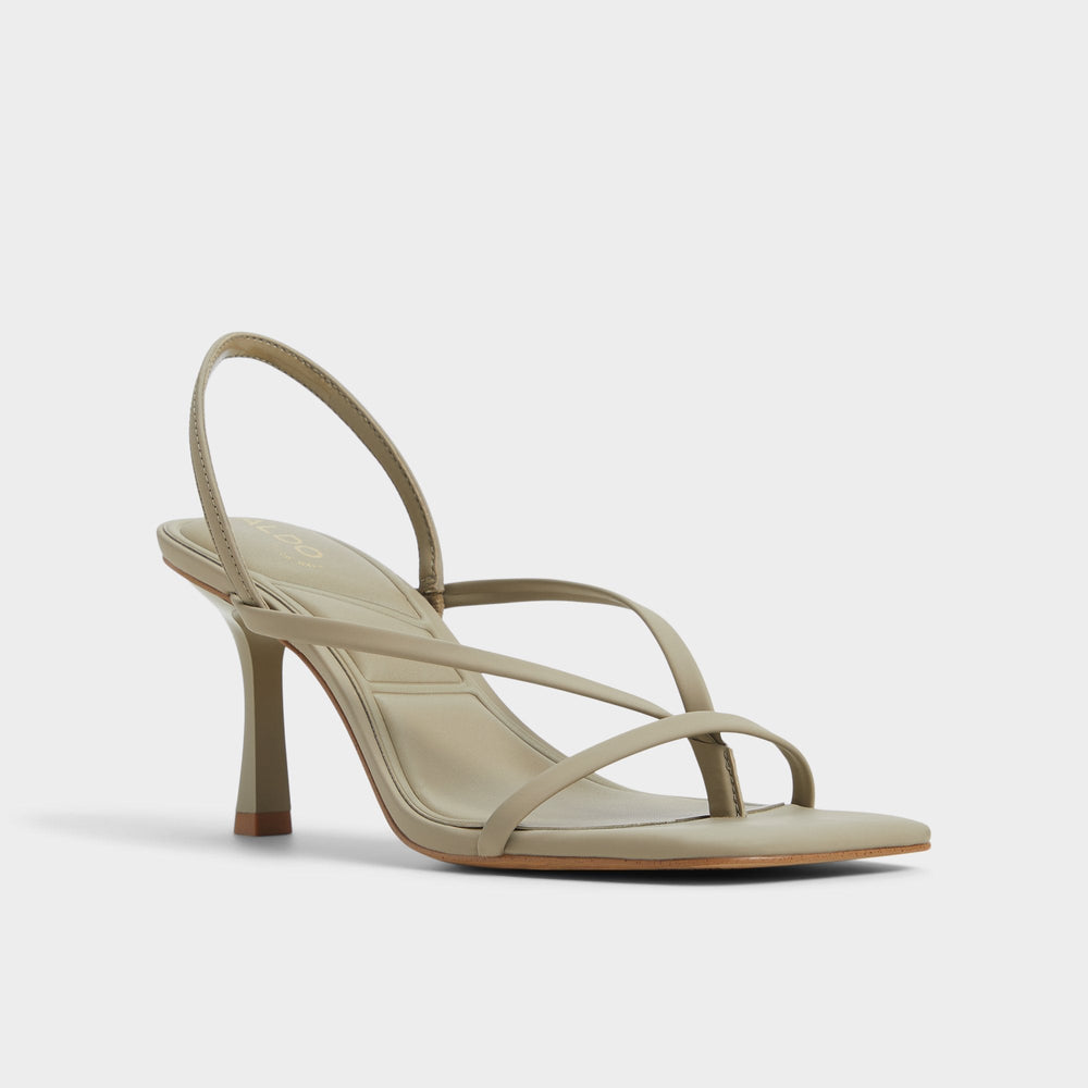Aldo Riva Other Green Women's Strappy sandals - Sling back heeled sandal, Stiletto heel