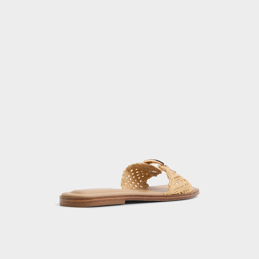 Aldo Tidella Natural Women's Flats - Slide sandal