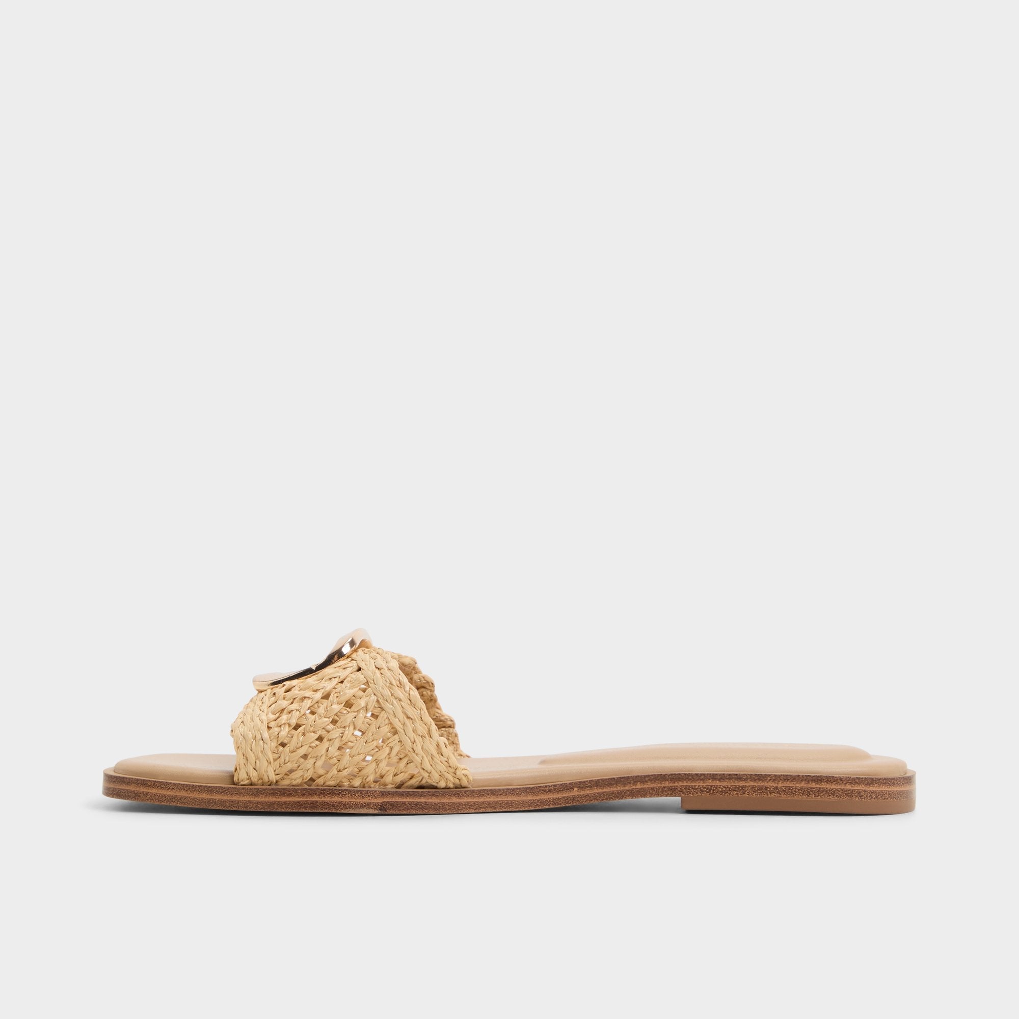 Aldo Tidella Natural Women's Flats - Slide sandal