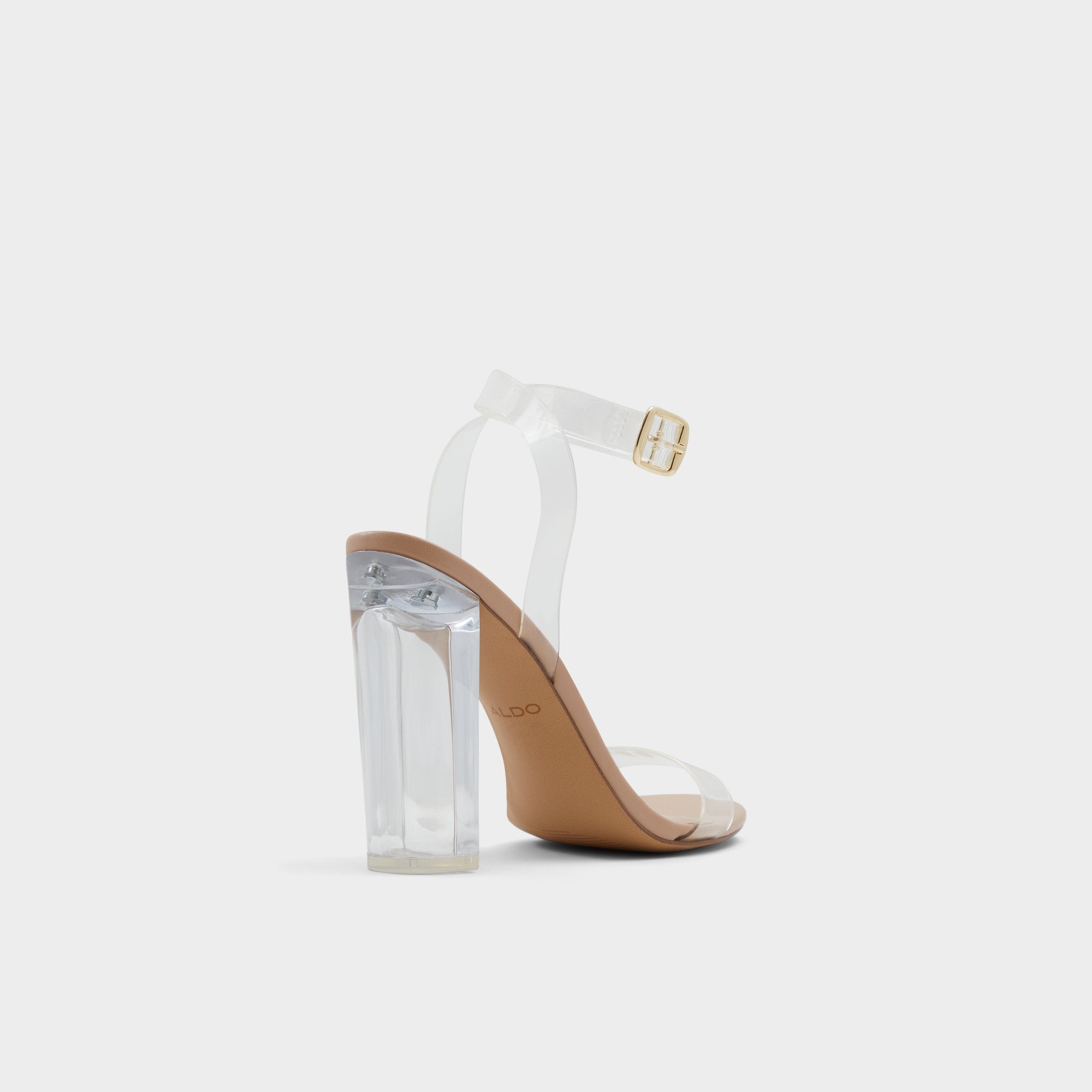 Aldo Aniwien Bone Women's Strappy sandals - Strappy heeled sandal, Block heel