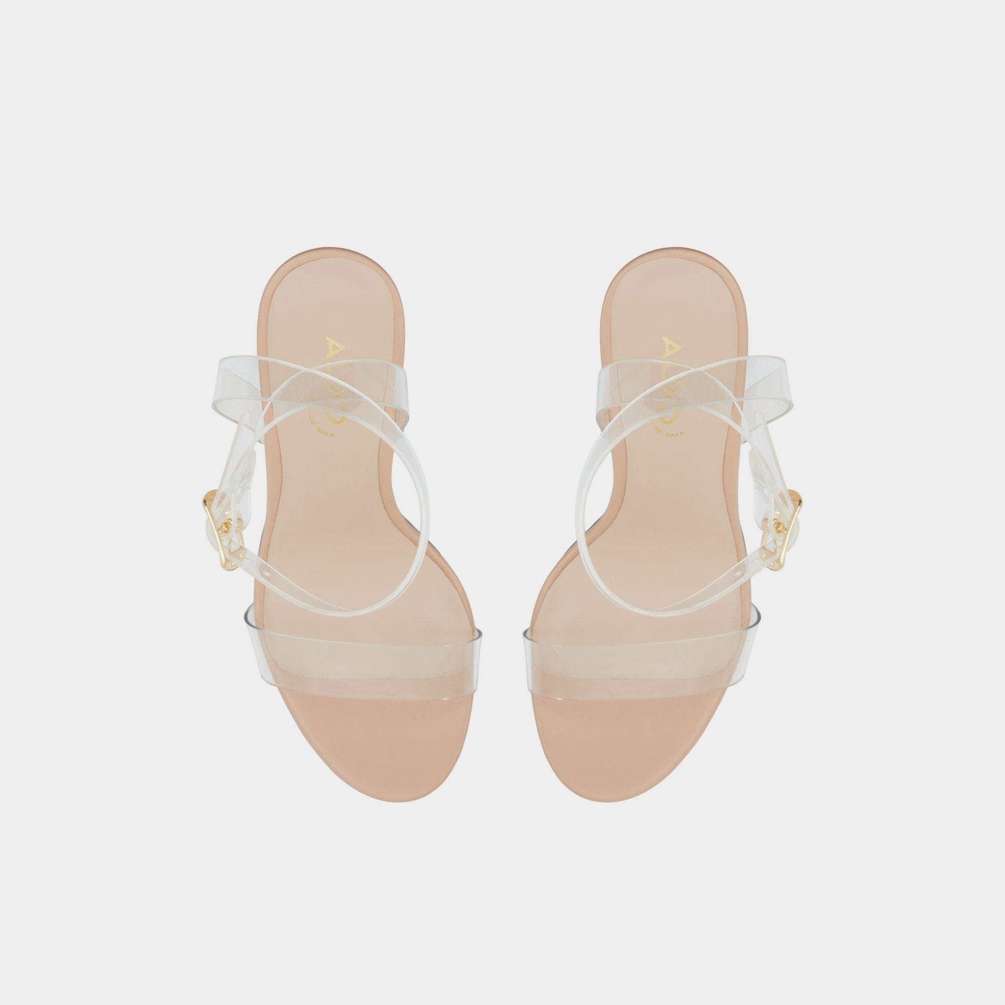 Aldo Aniwien Bone Women's Strappy sandals - Strappy heeled sandal, Block heel