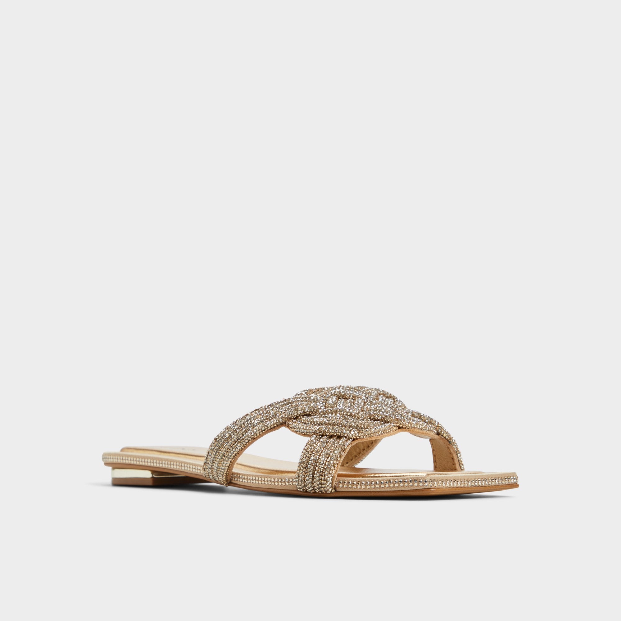 Aldo Karlina in Gold - Slide sandal