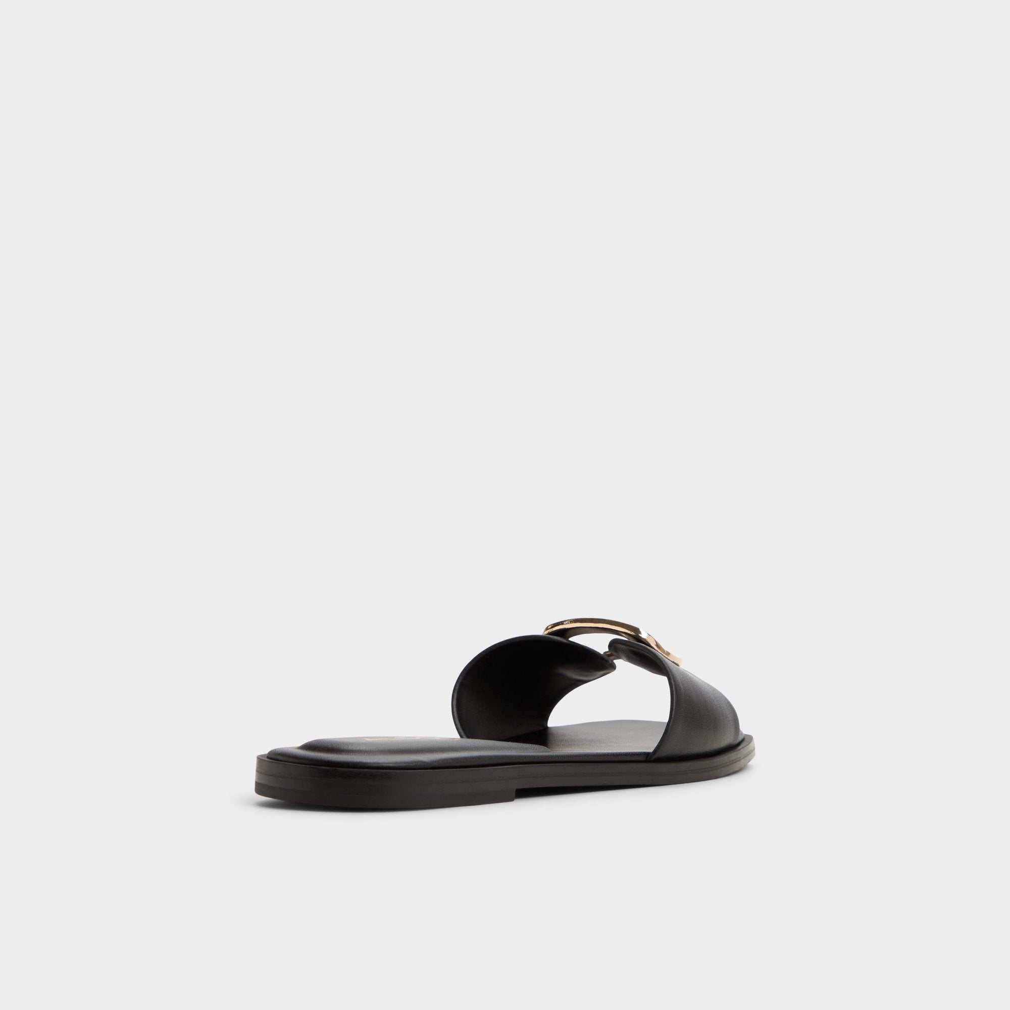 Aldo Tidella Black Women's Flats - Slide sandal