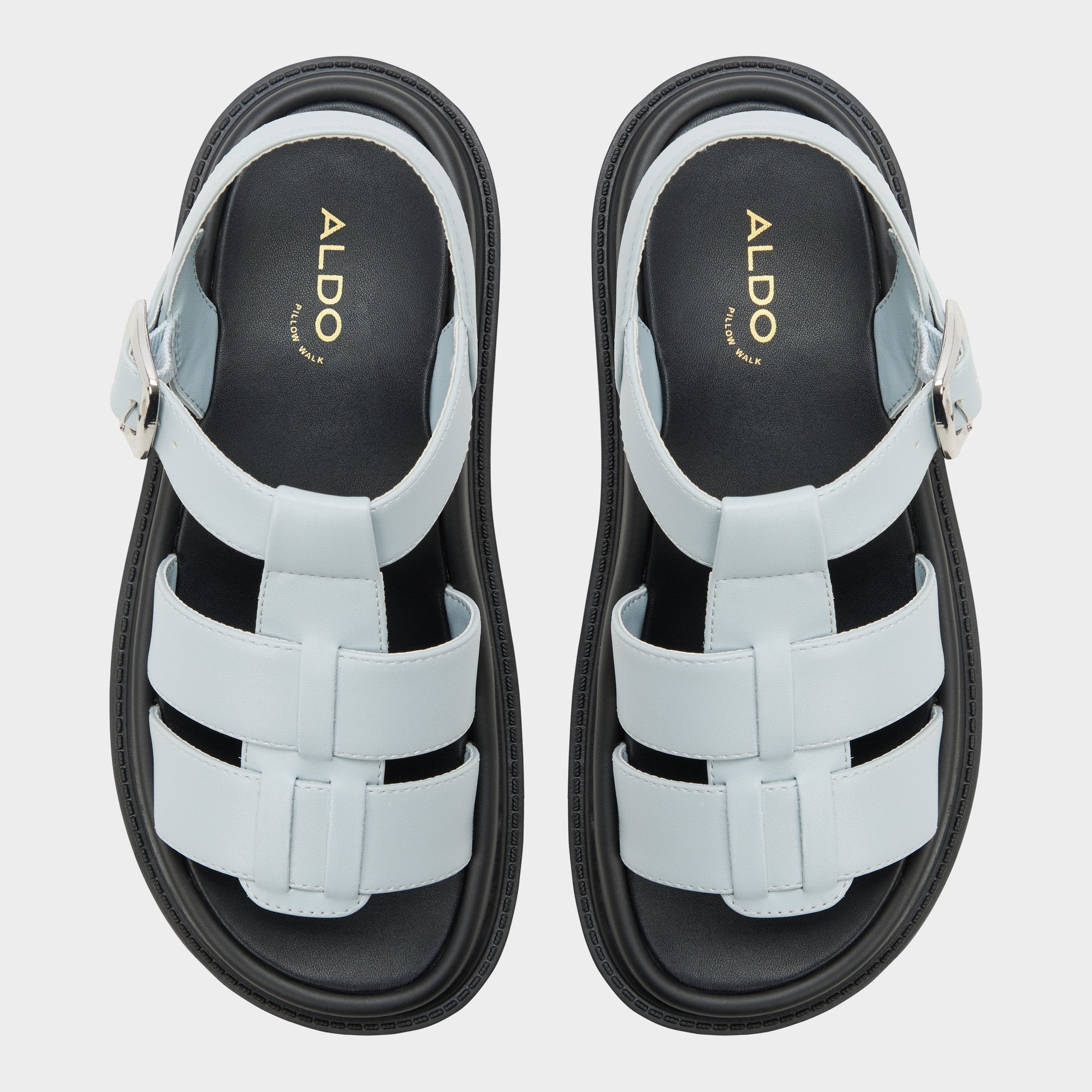 Aldo Linettie in Other Blue - Gladiator sandal, Footbed sandal