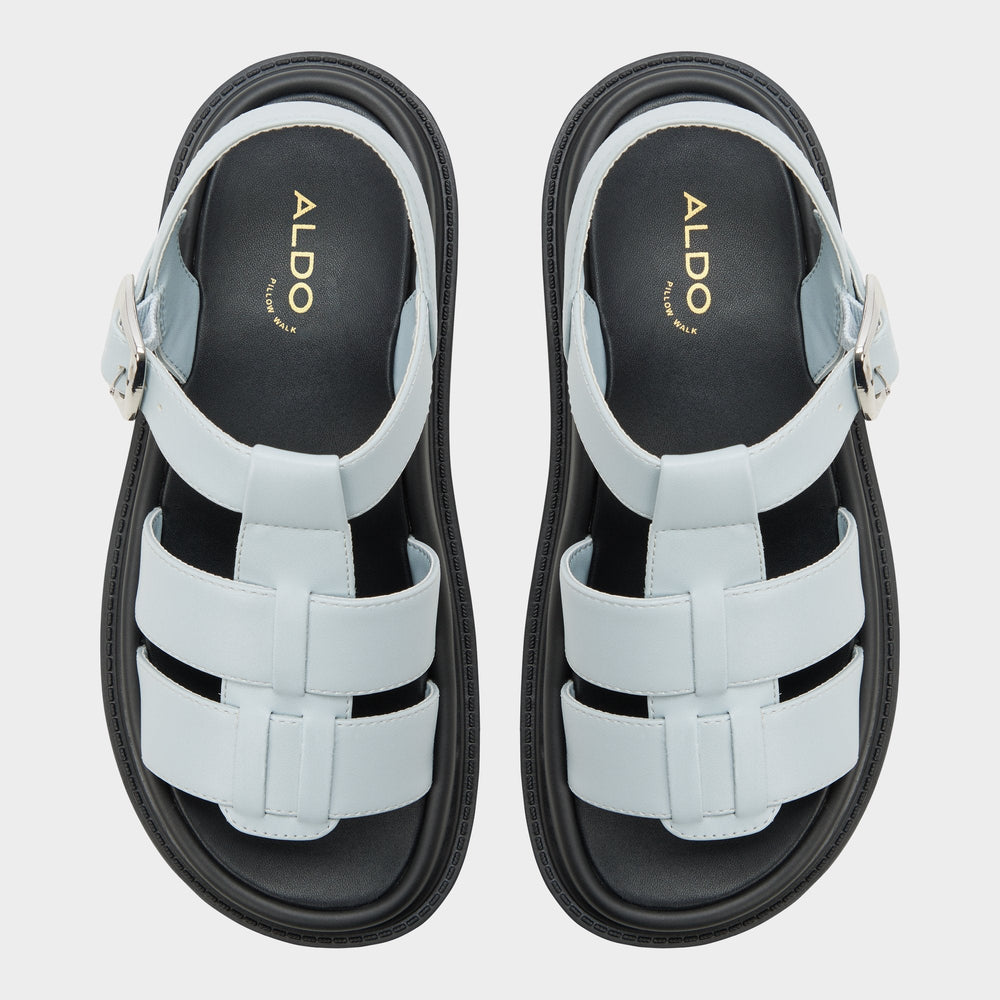 Aldo Linettie in Other Blue - Gladiator sandal, Footbed sandal