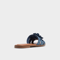 Aldo Seaflower Denim Women's Flats - Slide sandal