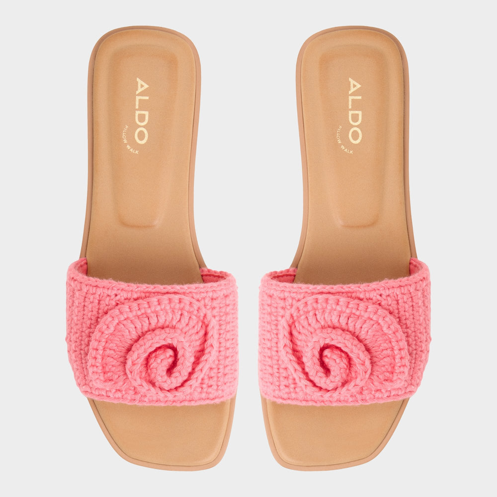 Aldo Sabbia Medium Pink Women's Flats - Slide sandal
