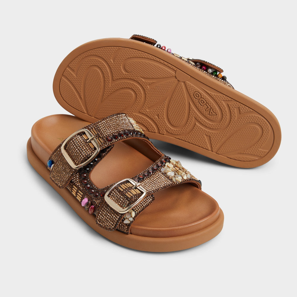 Aldo Bohochic Open Brown Women's Footbed sandals - Footbed sandal