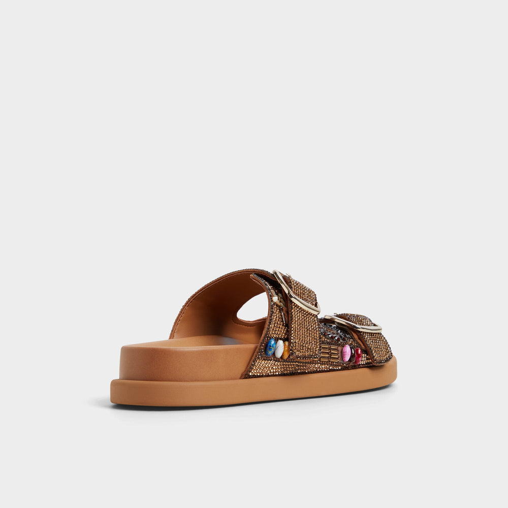 Aldo Bohochic Open Brown Women's Footbed sandals - Footbed sandal