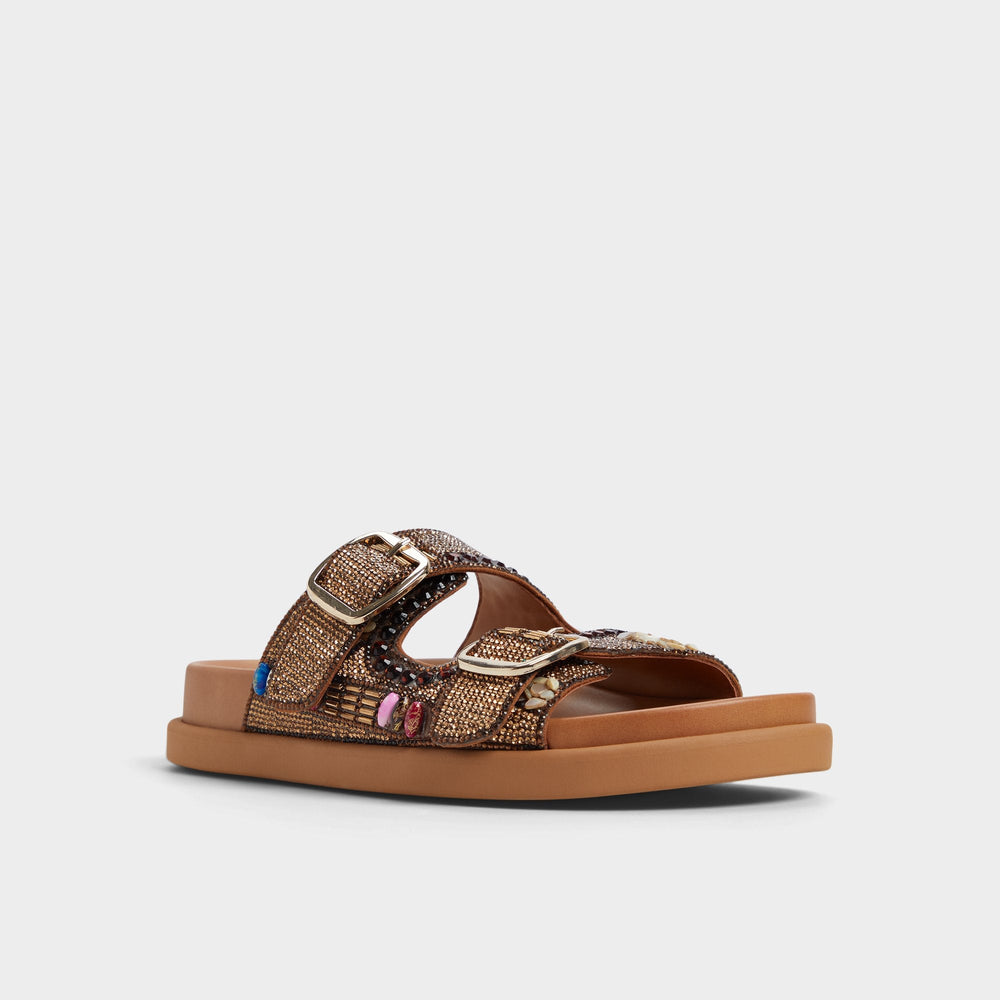 Aldo Bohochic Open Brown Women's Footbed sandals - Footbed sandal