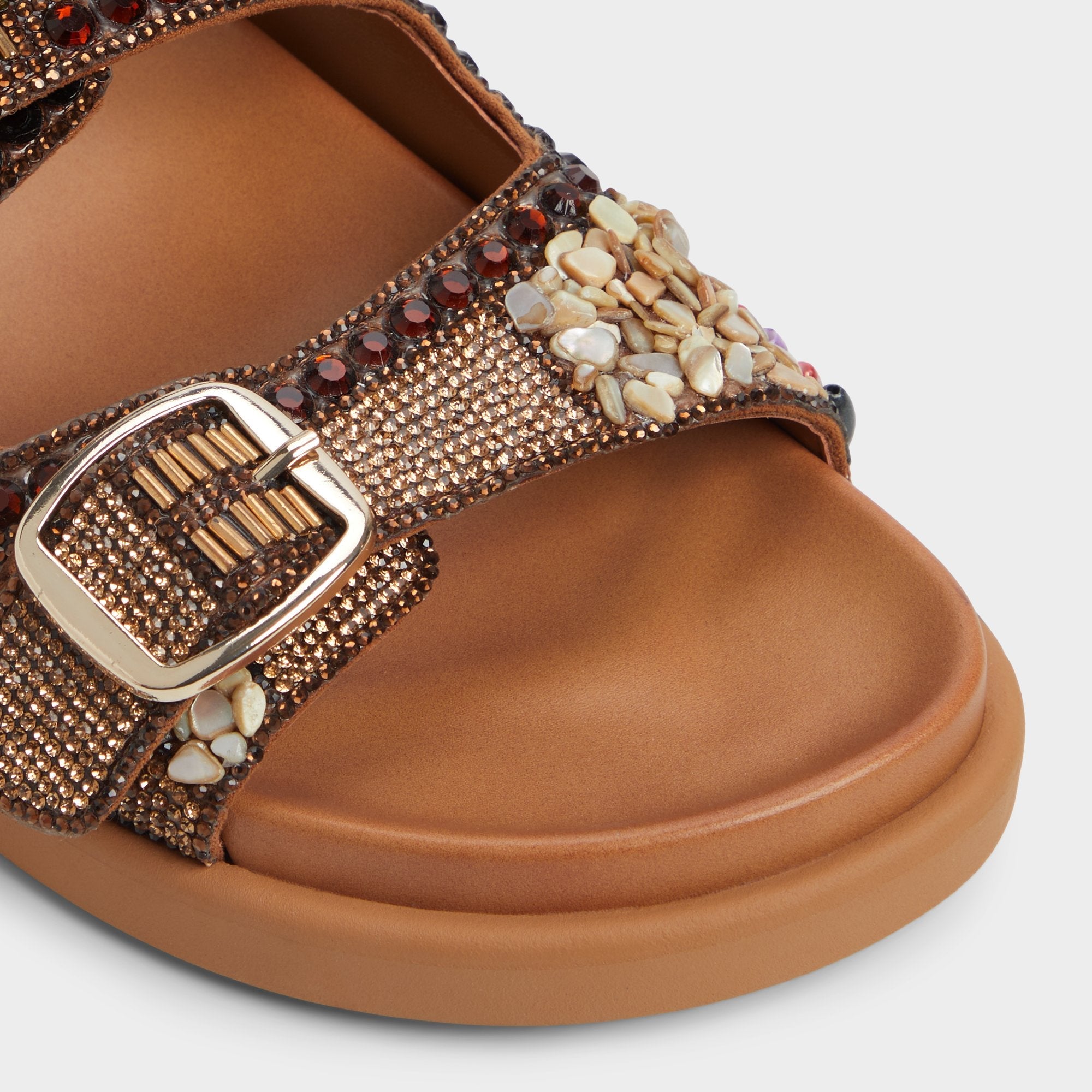 Aldo Bohochic Open Brown Women's Footbed sandals - Footbed sandal