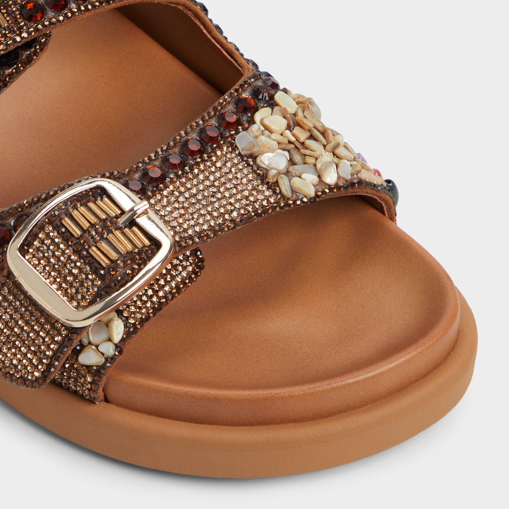 Aldo Bohochic Open Brown Women's Footbed sandals - Footbed sandal