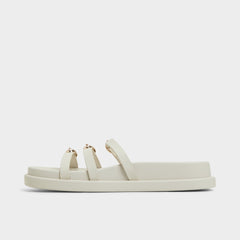 Aldo Zephyra White Women's Footbed sandals - Footbed sandal, Footbed sandal