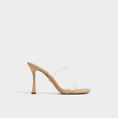 Aldo Evalina Medium Beige Women's Heeled sandals - Strappy heeled sandal, Stiletto heel
