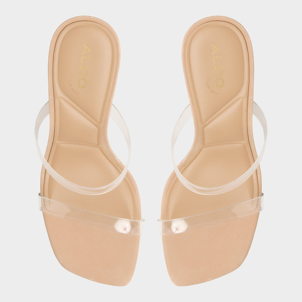 Aldo Evalina Medium Beige Women's Heeled sandals - Strappy heeled sandal, Stiletto heel