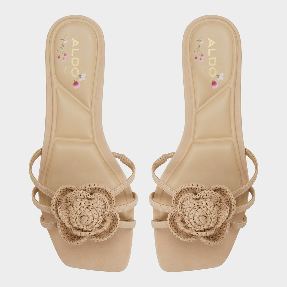 Aldo Wildbloom Sand Women's Travel essentials - Strappy flat sandal