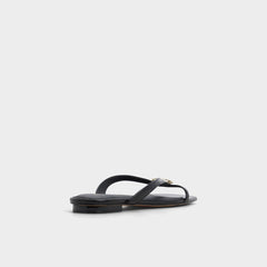 Aldo Iliria Black Women's Flats - Slide sandal